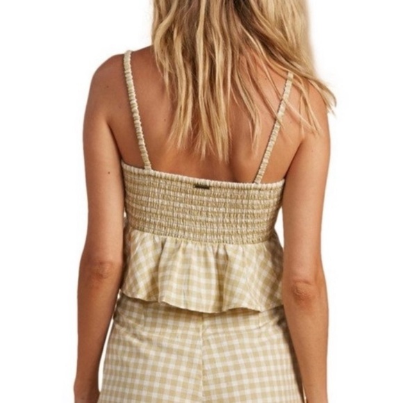 Salty Blonde for Billabong Tidal gingham crop top - Picture 2 of 8